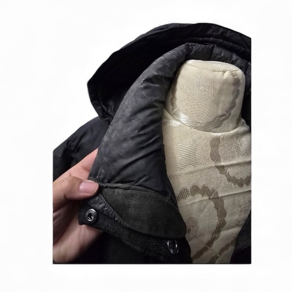 The North Face Women's Black Hooded Puffer Coat Maxi Long - Picture 4 of 9